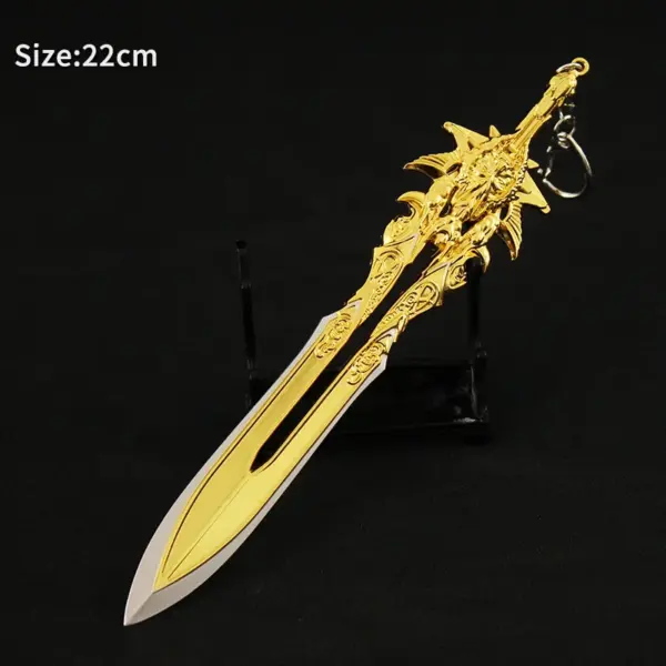God of War Kratos Axe Metal Keychain - Image 13
