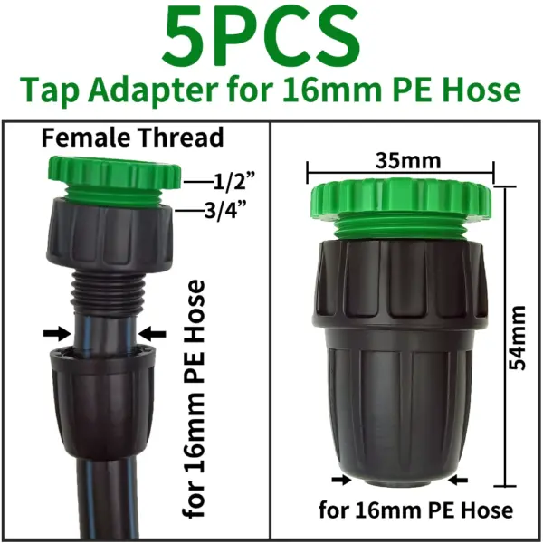 16mm PE Pipe Connector Splitter Tee Coupling - Image 10