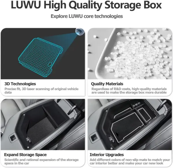 Genesis GV70 Center Console Organizer Insert Tray - Image 6
