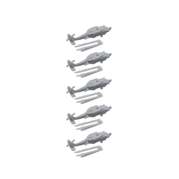 5 Set SH-60 Seahawk Helicopter Models - Image 9