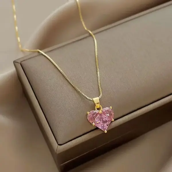 Kpop Black Heart Pendant Necklace for Women - Image 12