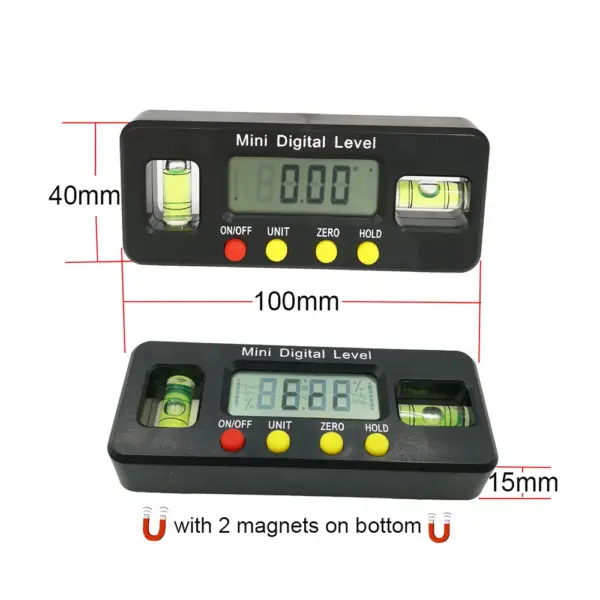 Mini Digital Protractor Angle Finder 100mm 360° - Image 2