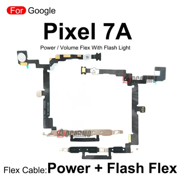 Google Pixel 6A Power/Volume Flex Cable with Flash Sensor - Image 6