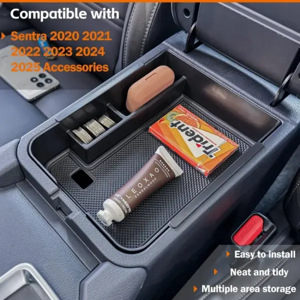 Nissan Sentra Center Console Organizer 2020-2025 - Image 2