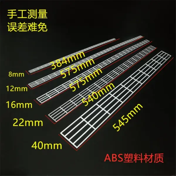 5-Piece HO Scale Model Fence Set