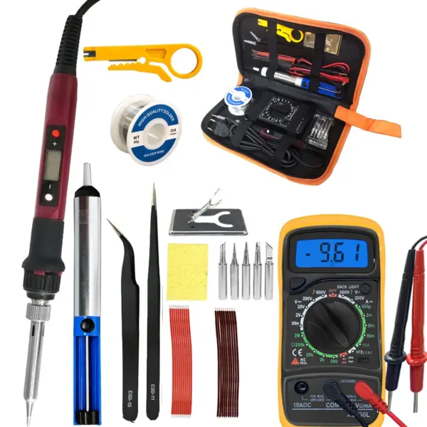 80W Adjustable Digital Soldering Iron Kit - Image 10