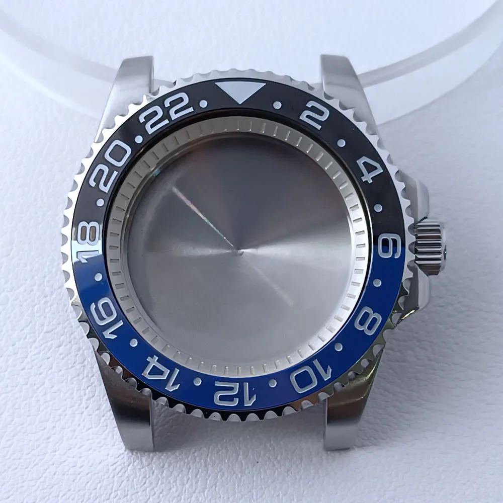 40.5mm Stainless Steel GMT Watch Case NH35/NH36 46 40.5mm Stainless Steel GMT Watch Case NH35/NH36 - Image 46