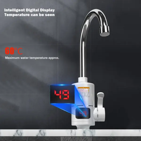Electric Kitchen Instant Water Heater Tap 3000W - Image 4