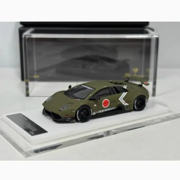 Onemodel 1/64 LB 670 Combat Gray Supercar Model - Image 6