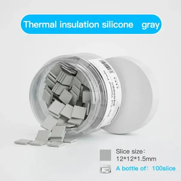 100PCS Thermal Insulating Silicone Sheets - Image 8