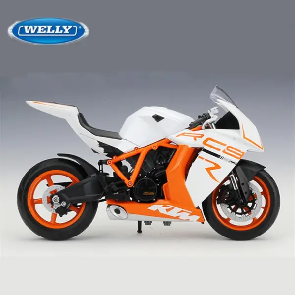 WELLY 1:10 KTM 1190 RC8 R Motorcycle Model - Image 6