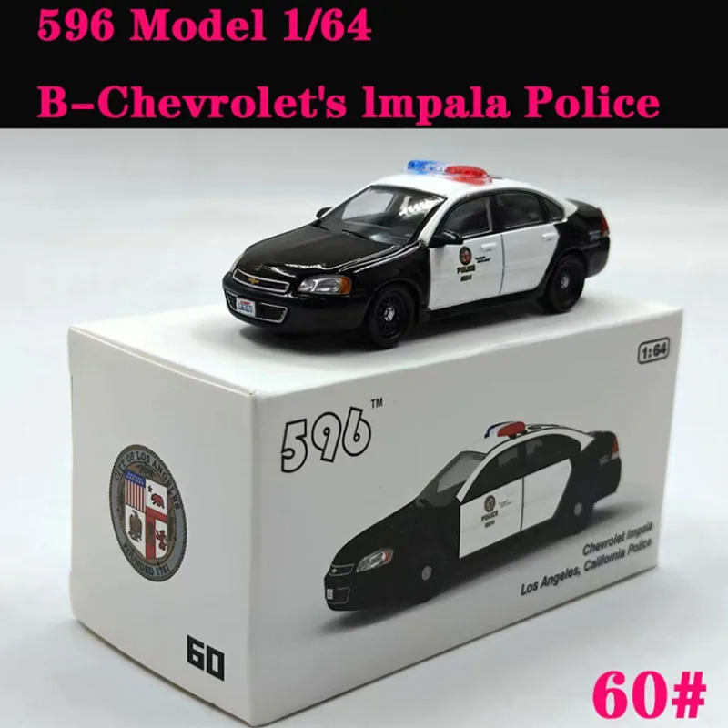 1/64 Scale Chevrolet Impala Police Model Car 8 1/64 Scale Chevrolet Impala Police Model Car - Image 8