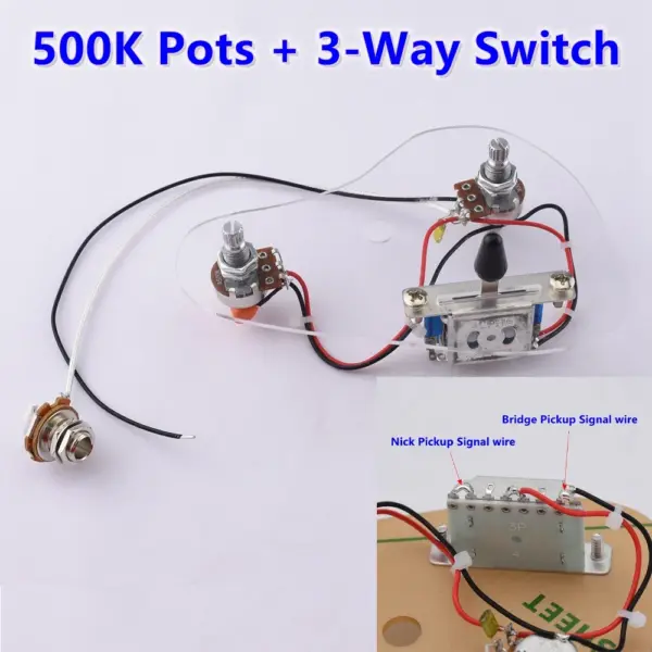 Electric Guitar HH/HSH Wiring Harness Set - Image 7