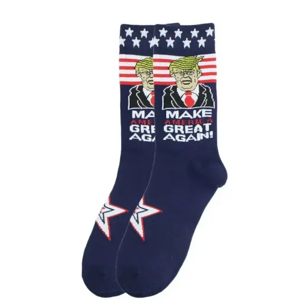 Donald Trump 3D Printed Crew Socks 2-Pack - Image 8