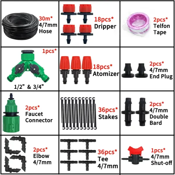 Automatic Garden Micro Drip Irrigation Kit - Image 15