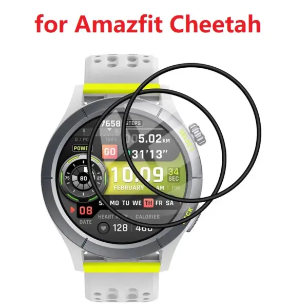 3PCS 3D Curved Screen Protector for Amazfit Cheetah - Image 8