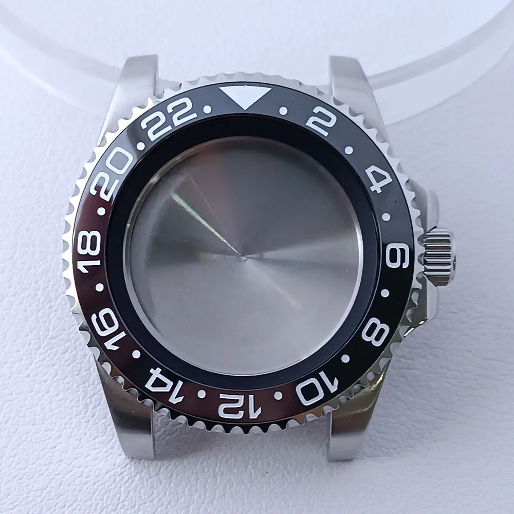 40.5mm Stainless Steel GMT Watch Case NH35/NH36 41 40.5mm Stainless Steel GMT Watch Case NH35/NH36 - Image 41