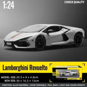 CCA 1:24 Lamborghini Revuelto Diecast Car Model 18 S70c26c468a4449e29e29054069495eb0V