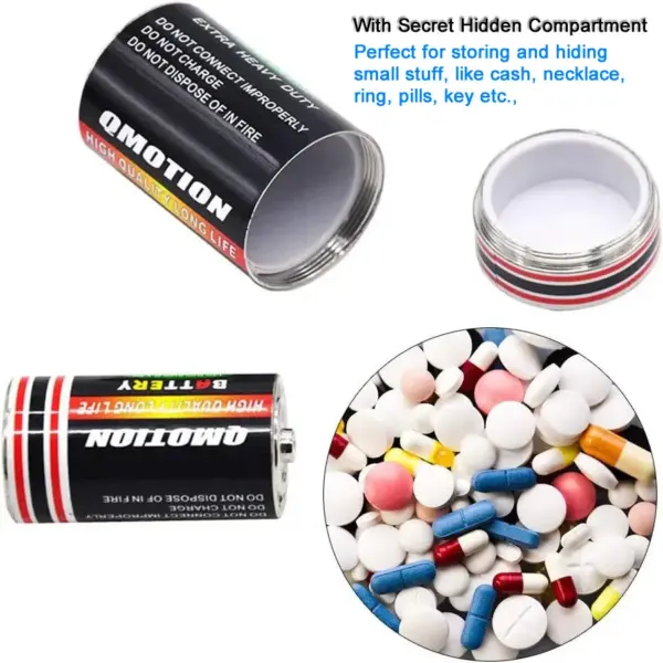 Secret Hidden Storage Dry Cell Diversion Safe - Image 2