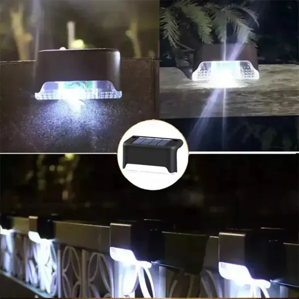 Solar LED Deck and Step Lights Set - Image 8