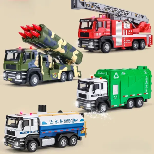 1/50 Scale Diecast Alloy Engineering Vehicle Model - Image 2