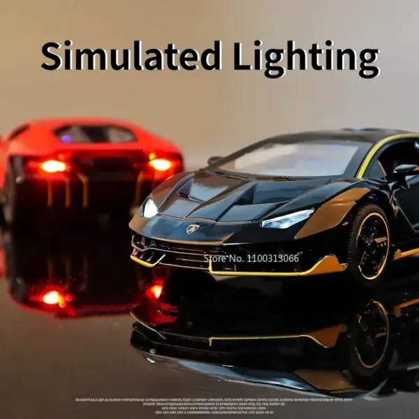 1:32 Lambo LP770-4 Alloy Model Car - Image 4