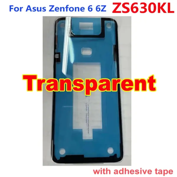 Premium Glass Back Cover for Asus Zenfone 6 ZS630KL - Image 2