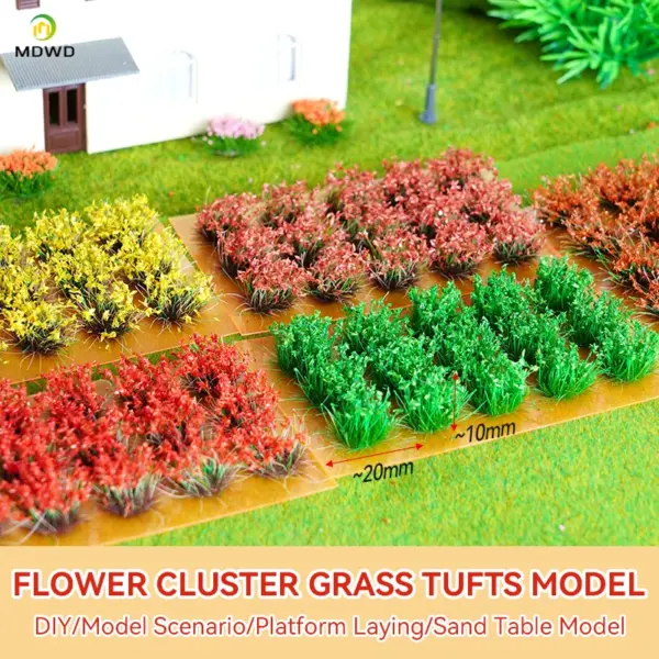 Miniature Grass Clusters for Train Layouts - Image 2