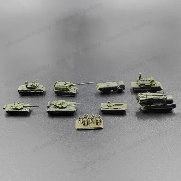 1Set 1/350 Scale T-90 Tank Model Collection - Image 2