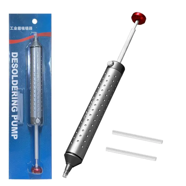 Aluminum Desoldering Pump with Silicone Hoses - Image 9