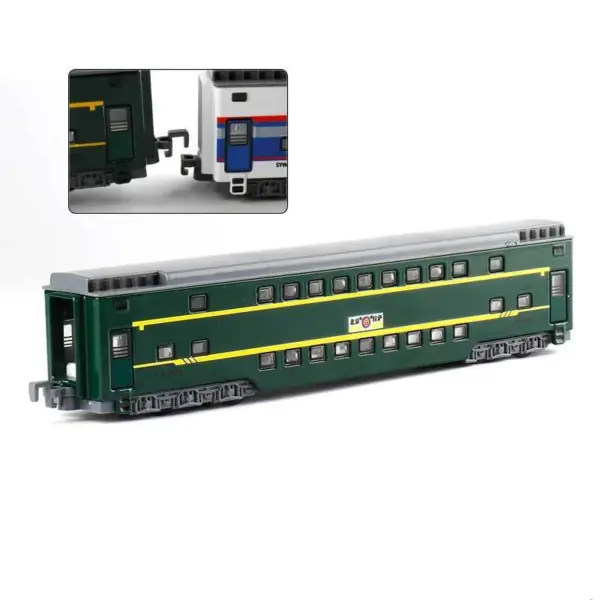 1:87 Alloy Double Deck Train Model - Image 8