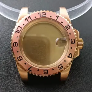 NH35 GMT Steel Watch Case 40.5mm Silver 150 S719bbd6c62344a99af35307a9185c7a8S