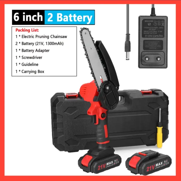 8 Inch Electric Pruning Chainsaw with Battery - Image 16
