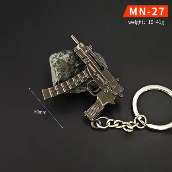 Chicken Dinner Game Keychain Set with P90 and AWM - Image 28