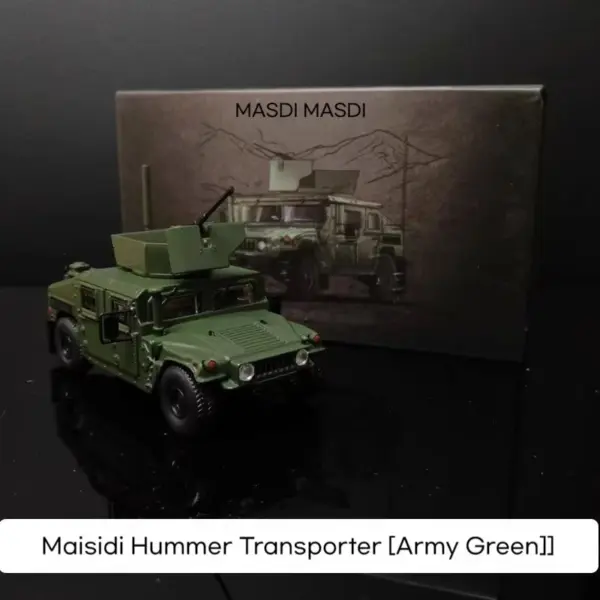 Masdi 1:64 Hummer M1151 Military Vehicle Model - Image 6
