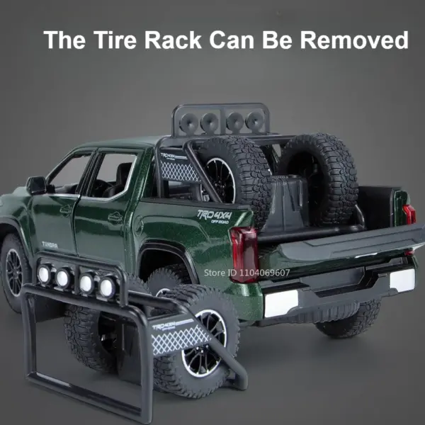 1:24 Tundra Diecast Model Car with Sound - Image 3