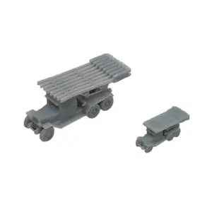 5PCS BM-13 Katyusha Rocket Artillery Models