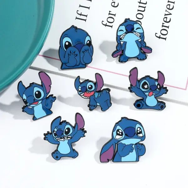Lilo & Stitch Enamel Brooch Pin Badge - Image 4