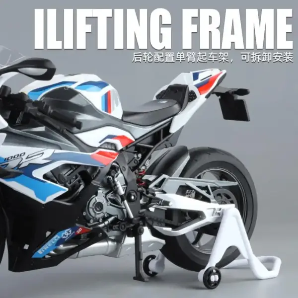 1/9 Scale Alloy Racing Motorcycle Model - Image 6