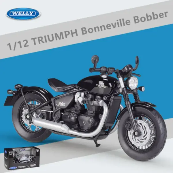 WELLY 1:12 Triumph Bonneville Bobber Model - Image 10