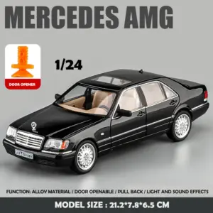 Diecast 1/24 Scale Benz W140 Model Car 21 S7270841deb8c4fbb93b8287eea05ee598