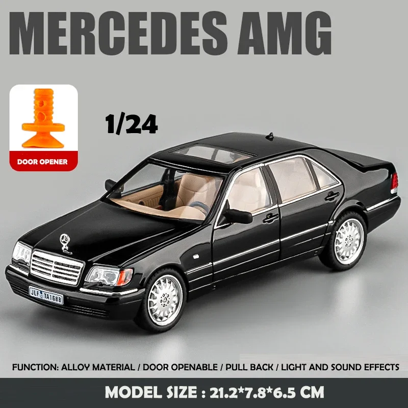 Diecast 1/24 Scale Benz W140 Model Car 8 Diecast 1/24 Scale Benz W140 Model Car - Image 8