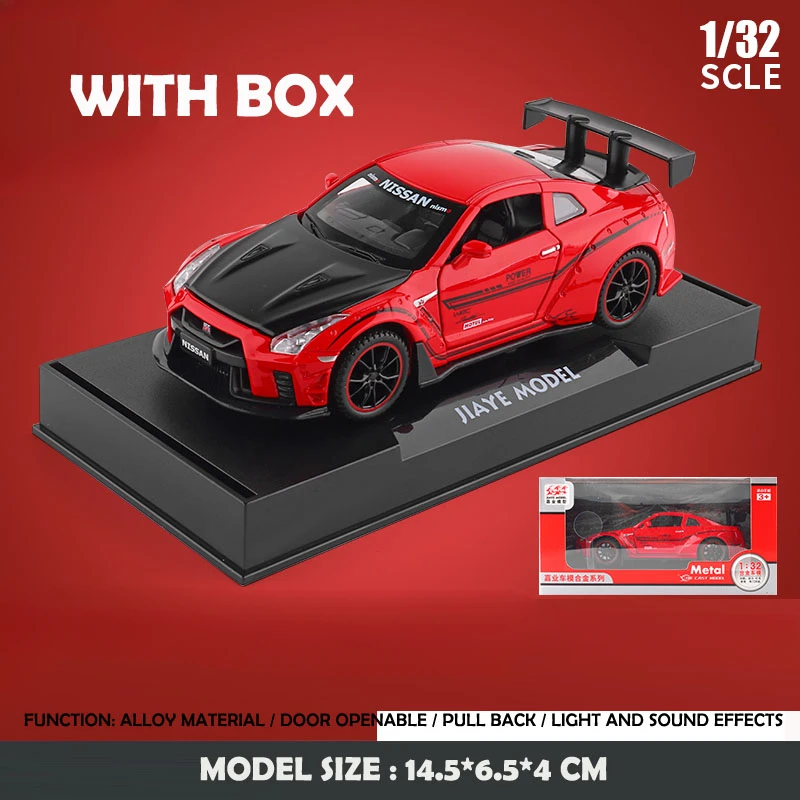 1:32 Nissan GTR R35 Diecast Racing Car 8 1:32 Nissan GTR R35 Diecast Racing Car - Image 8