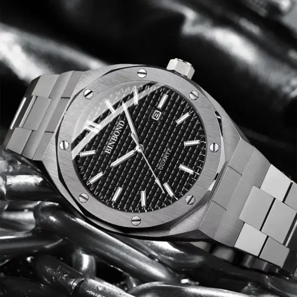 BINBOND B0233 Luxury Quartz Men's Watch - Image 6