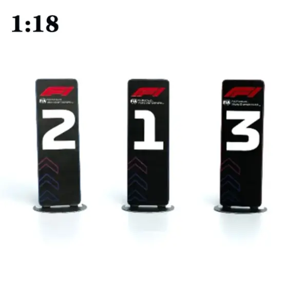 1:18 Scale F1 Parking Plate Model Decor - Image 14