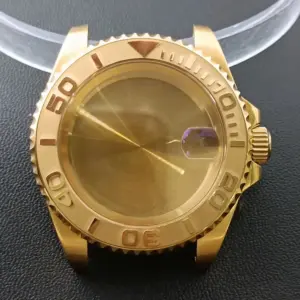 NH35 GMT Steel Watch Case 40.5mm Silver 147 S73c0f221ceb54dc299ae5c0d57e23c5f7