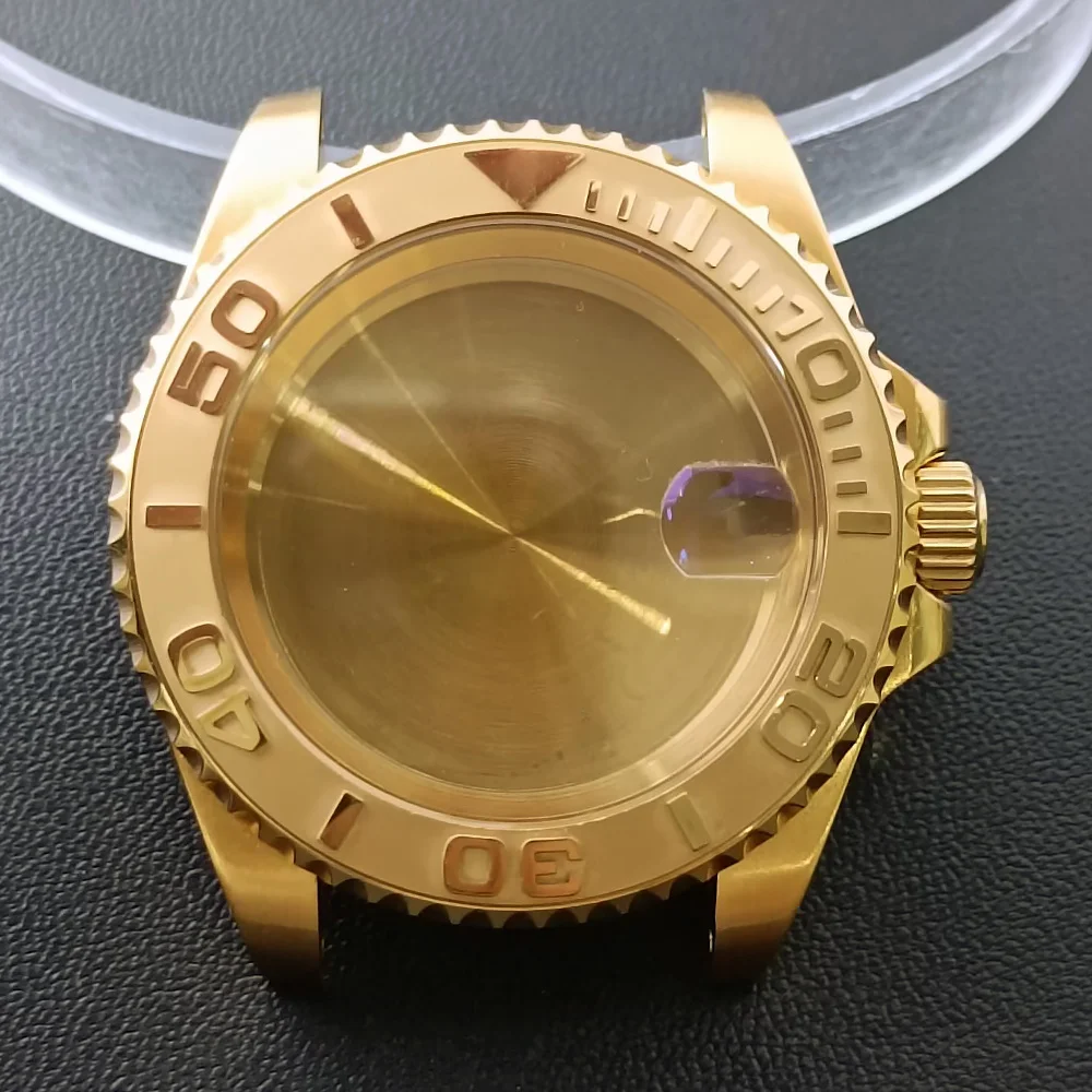 NH35 GMT Steel Watch Case 40.5mm Silver 17 NH35 GMT Steel Watch Case 40.5mm Silver - Image 17