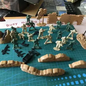 1/72 Scale Plastic Military Soldier Figurines