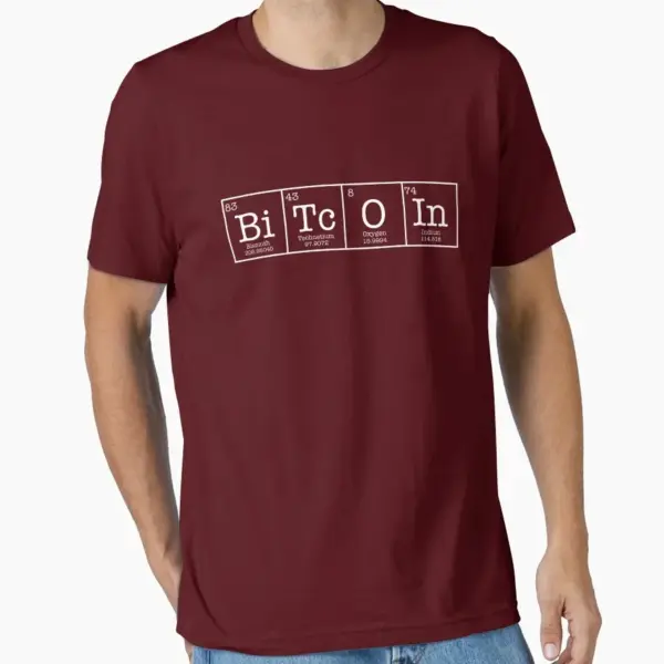 Bitcoin Periodic Table T-Shirt for Men - Image 13