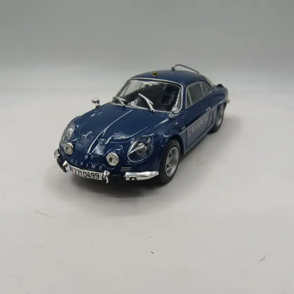 Diecast 1:43 Alpine A110 Classic Police Model - Image 2